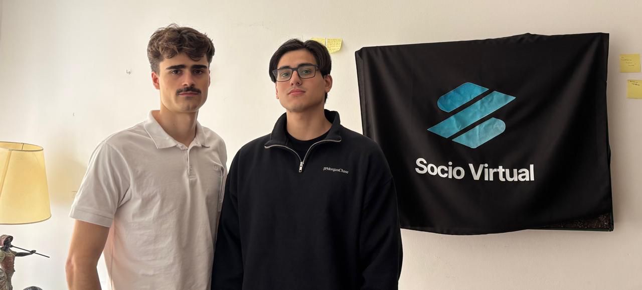 Tobías Reyna y Pedro Bergaglio · founders Socio Virtual